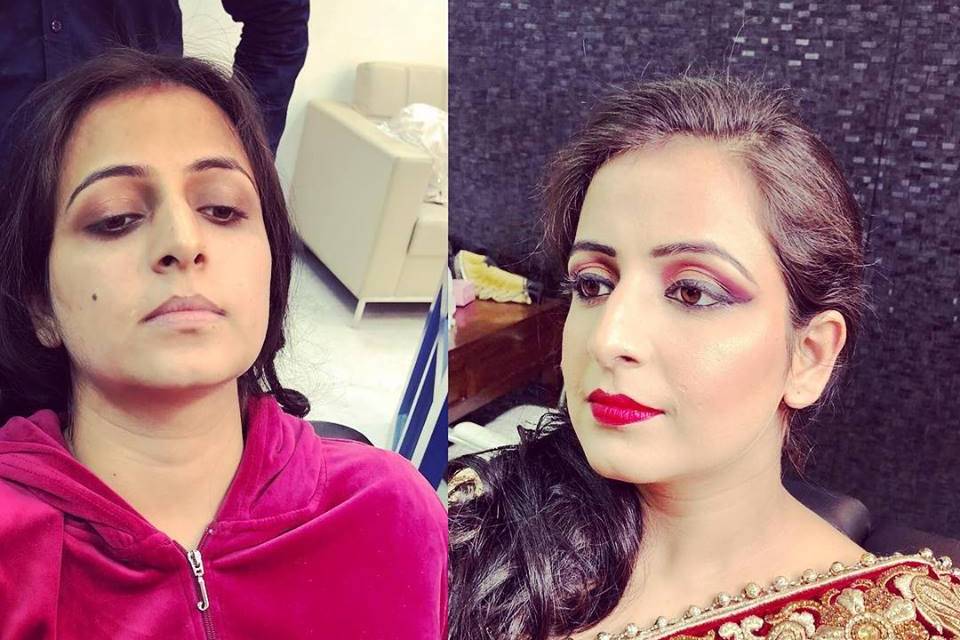 Before and After Makeup