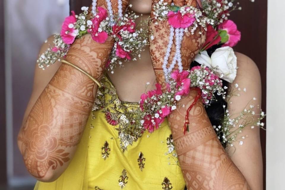 Haldi bride