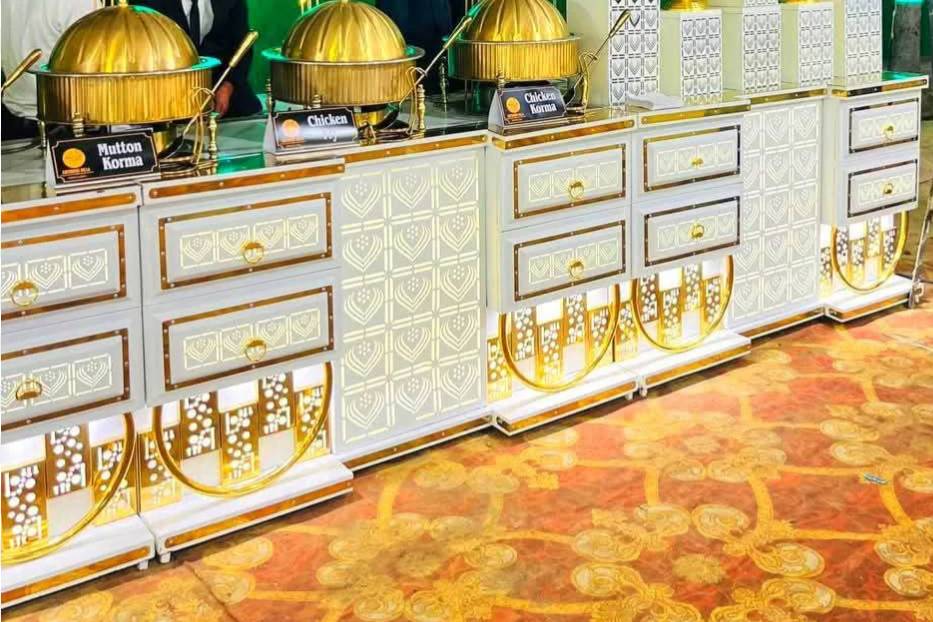 Catering setup