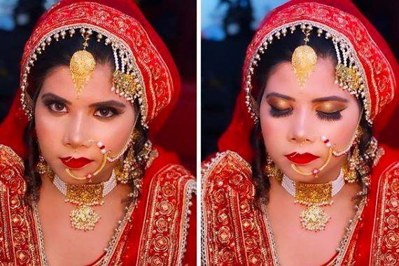 Bridal makeup