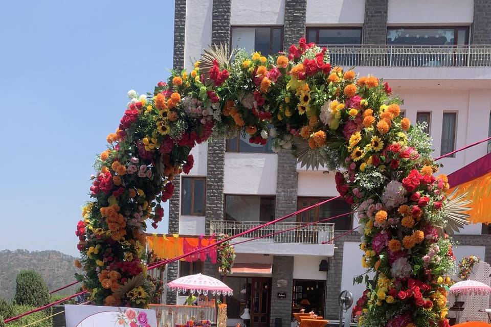 Mehandi entrance arch