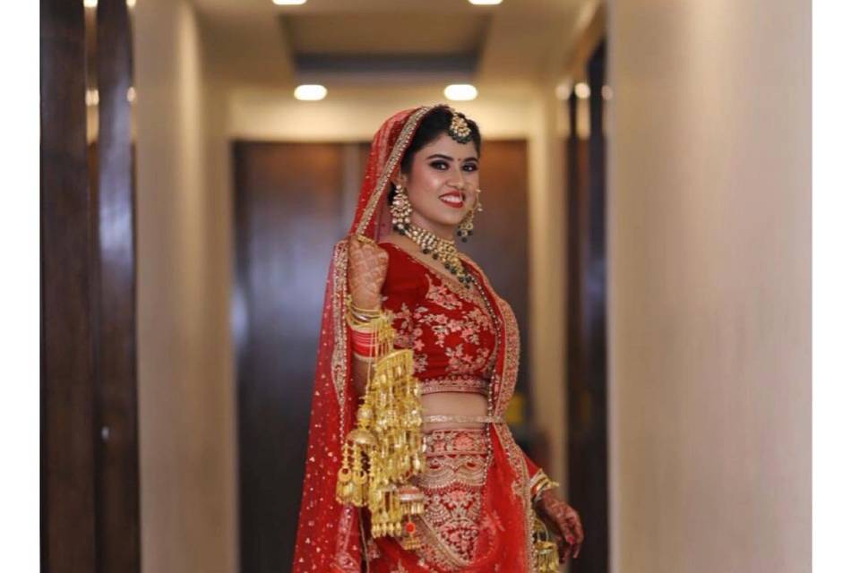 Yellow NRI bride