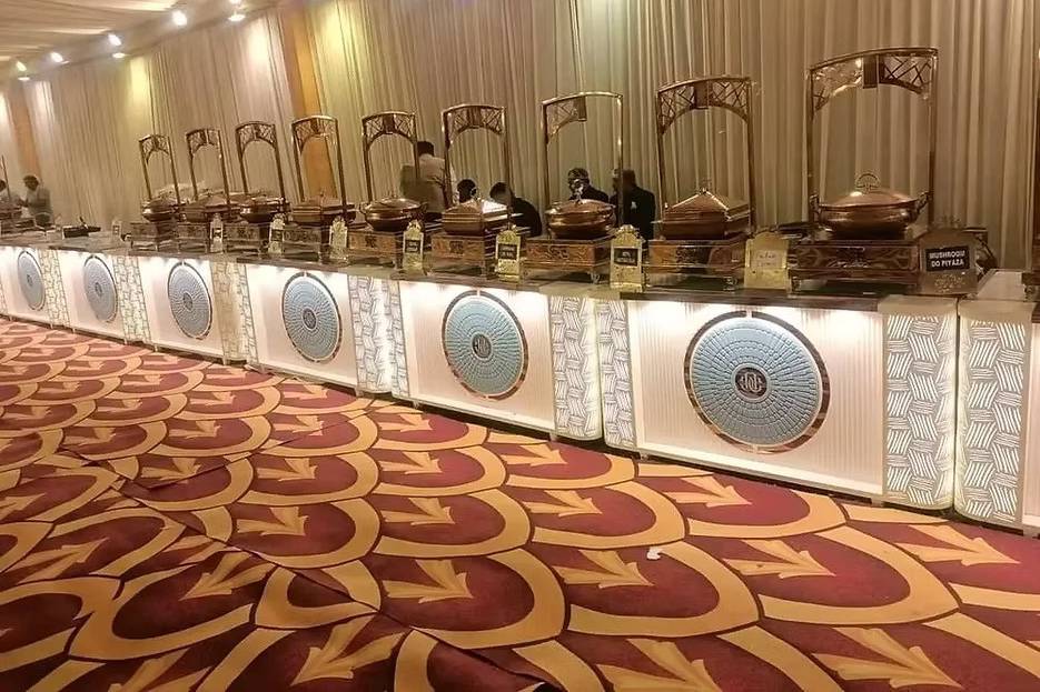 Catering setup