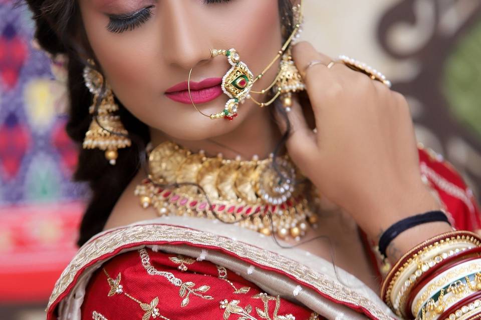 Bridal makeup