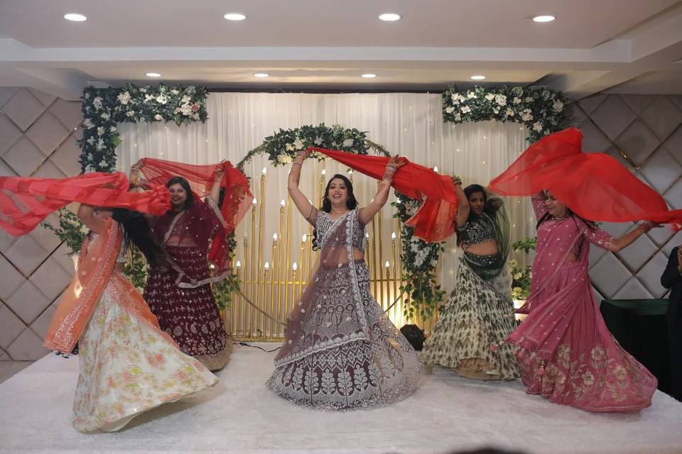 Sangeet choreography