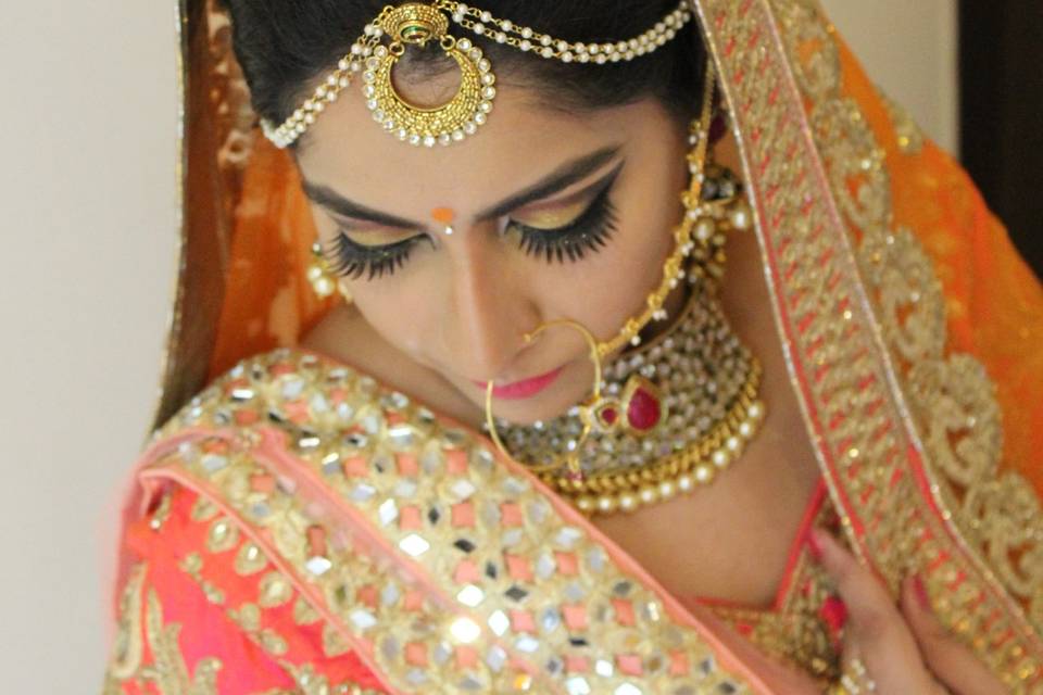 North indian bridal makeover