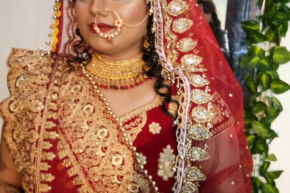 Bridal makeup