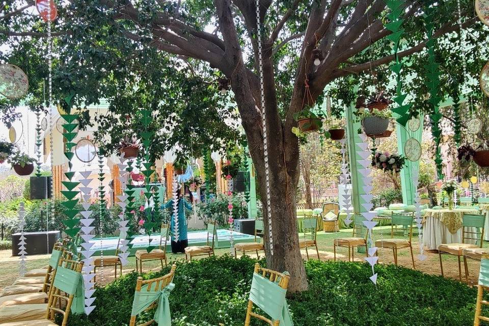 Mehendi set up