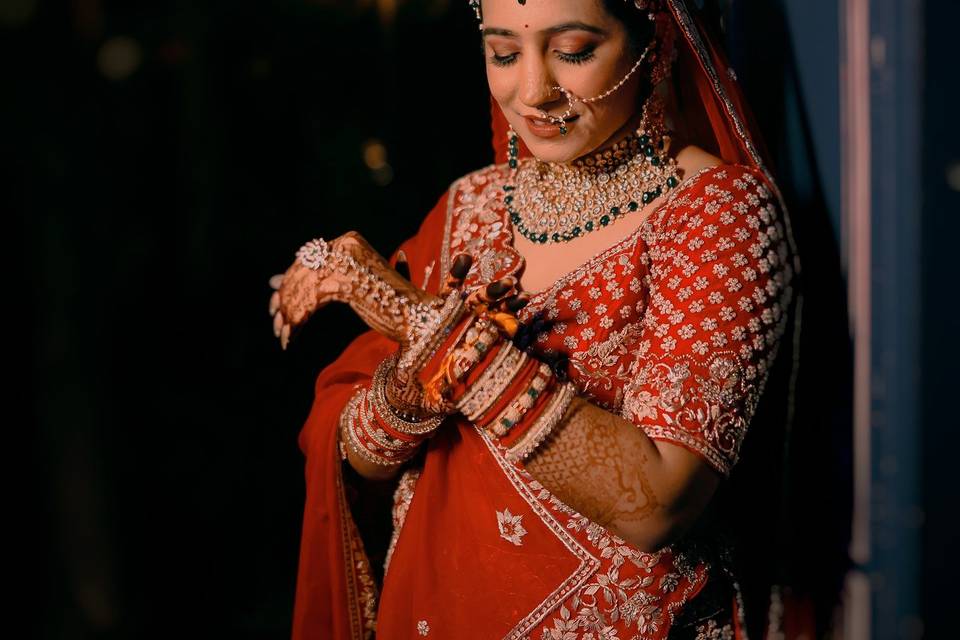 Rishika on her big day.