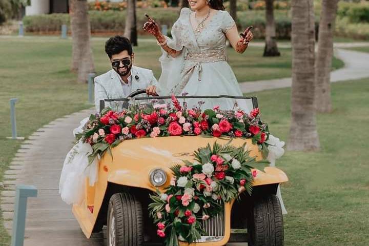 Vintage car entry