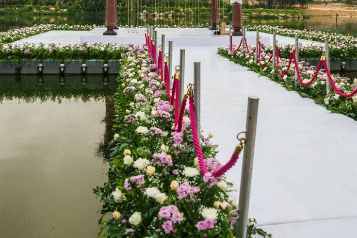 Lake view mandap
