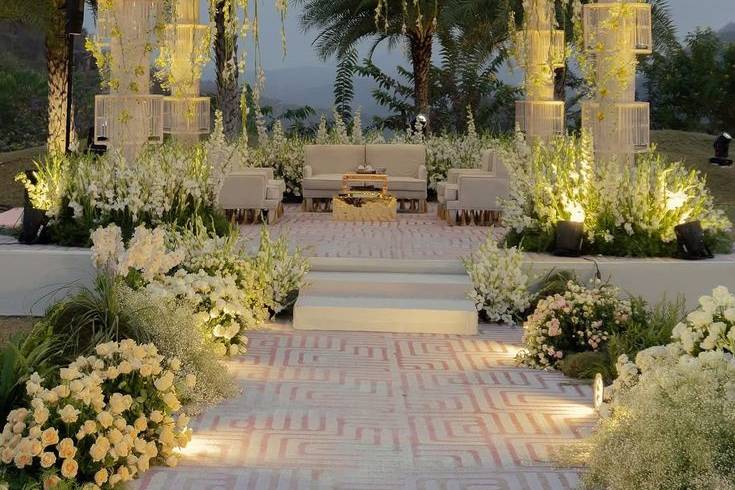 Beach view mandap