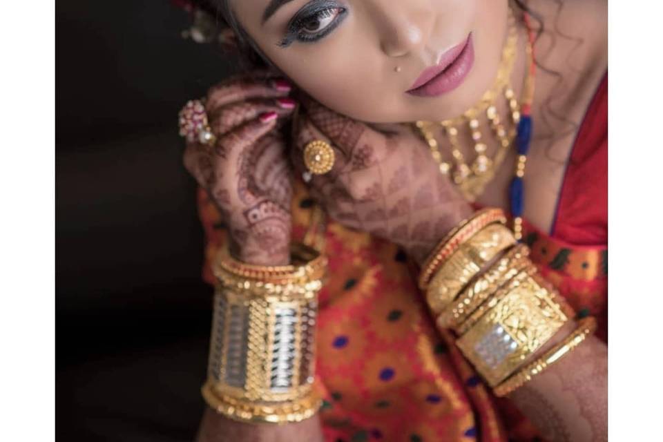 bridal makeup- Makeup Artist Dipika Nath Borthakur- Bridal makeup17