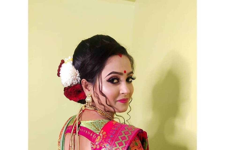 bridal makeup- Makeup Artist Dipika Nath Borthakur- Bridal makeup1dd