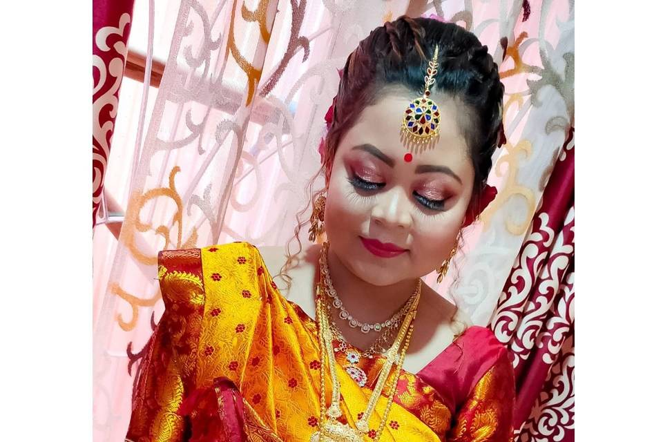 bridal makeup- Makeup Artist Dipika Nath Borthakur- Bridal makeup1f