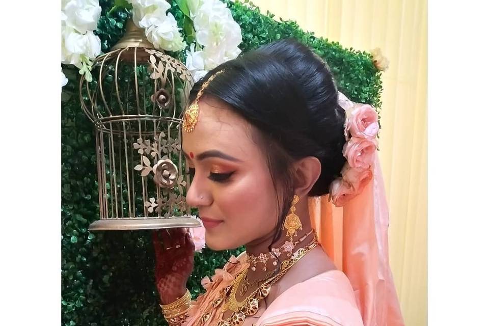 bridal makeup- Makeup Artist Dipika Nath Borthakur- Bridal makeup1rf