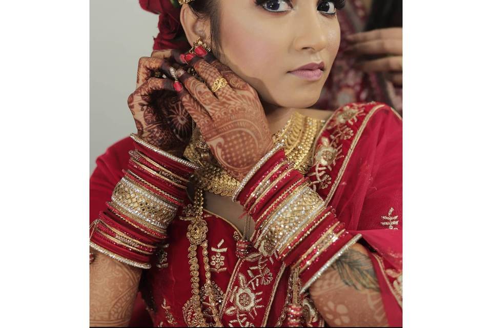 bridal makeup- Makeup Artist Dipika Nath Borthakur- Bridal makeup1s