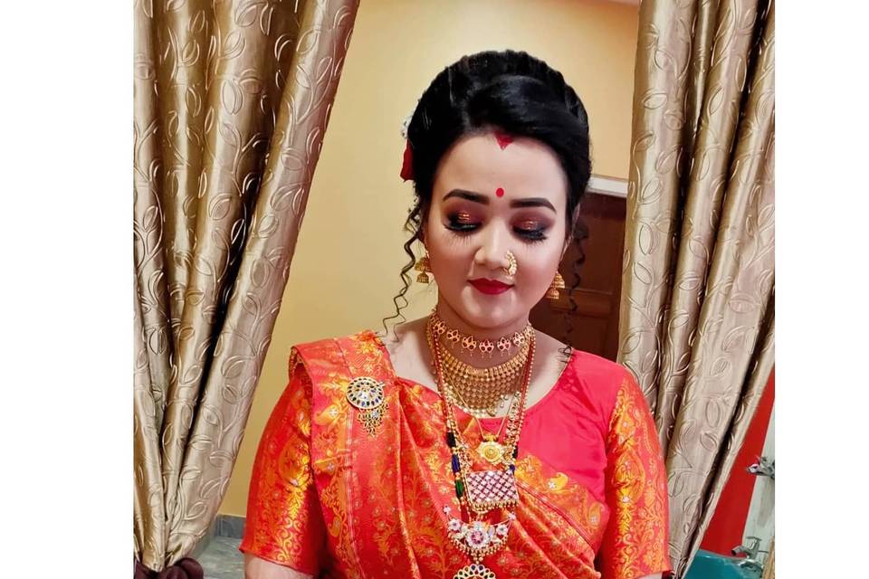 bridal makeup- Makeup Artist Dipika Nath Borthakur- Bridal makeup1sdc