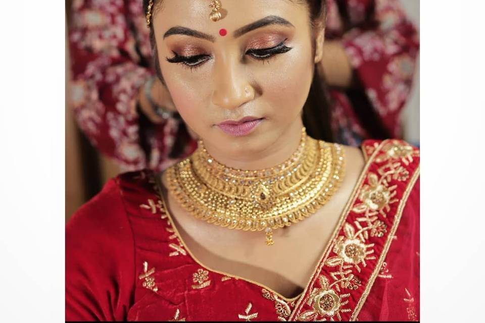 bridal makeup- Makeup Artist Dipika Nath Borthakur- Bridal makeup1ss