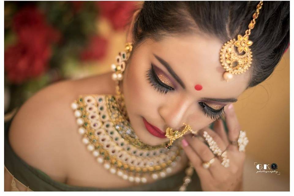 bridal makeup- Makeup Artist Dipika Nath Borthakur- Bridal makeup