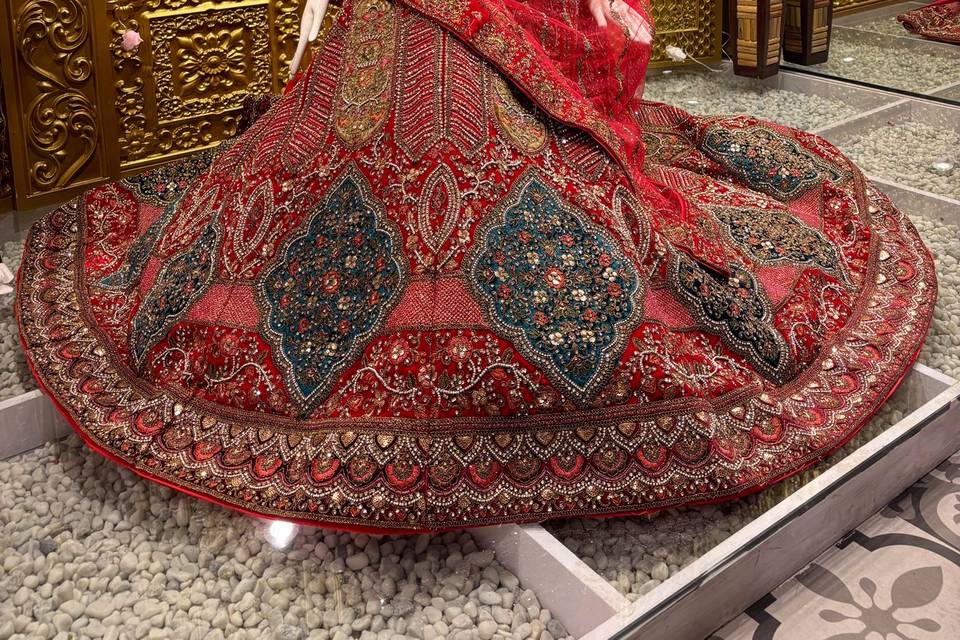 Bridal lehenga
