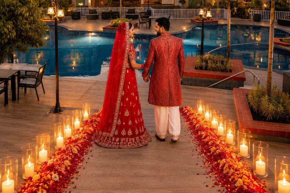 Dreamy aisle to walk on....