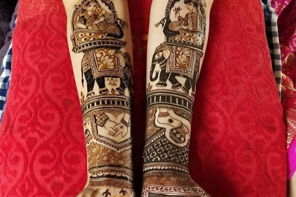 Bridal mehndi designs