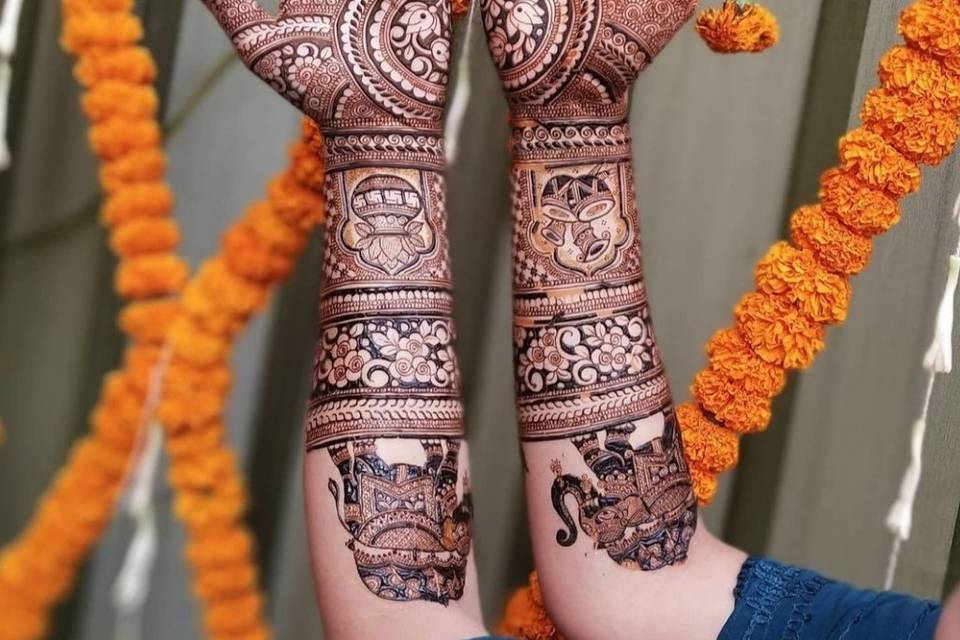 Bridal mehndi designs