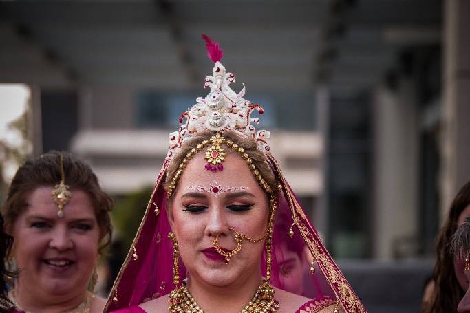 Bride candid