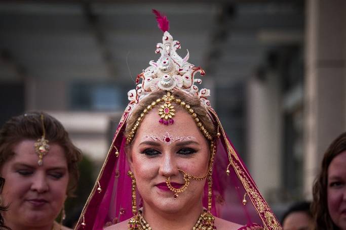 Bride candid