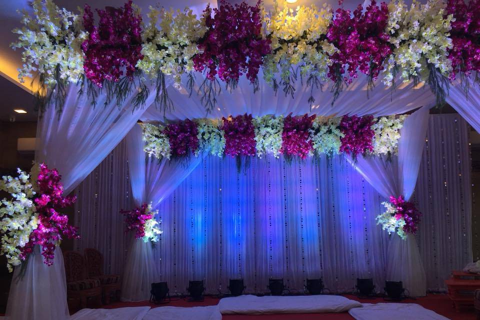 Mandap setup