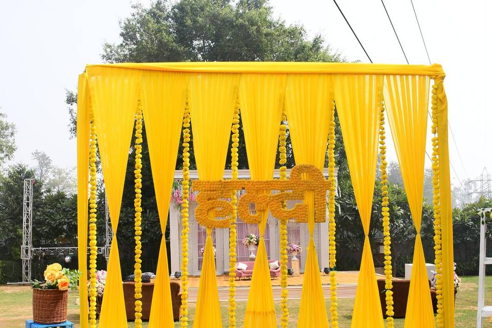 Haldi decor