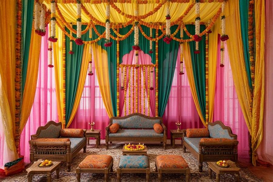 Haldi decor