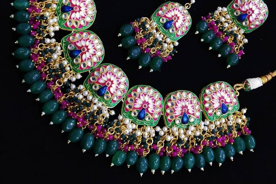 Kundan Beads Set