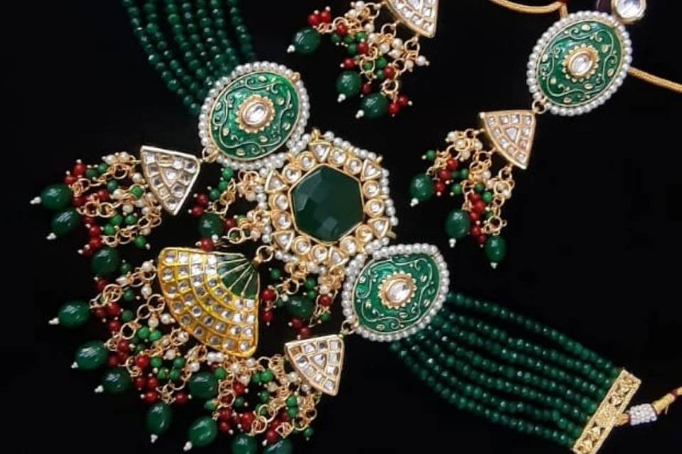 Kundan Beads Set