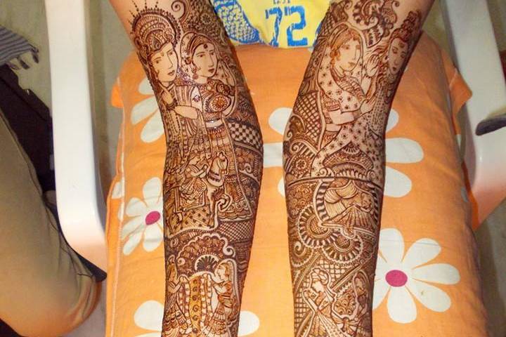 Sachin Mehandi Art