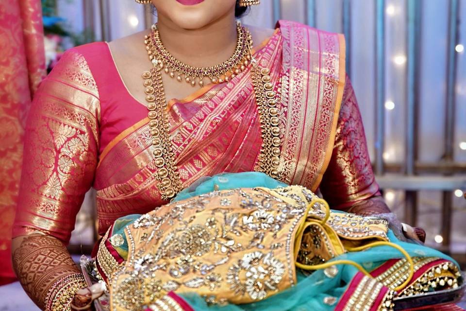 South Indian Bridal look