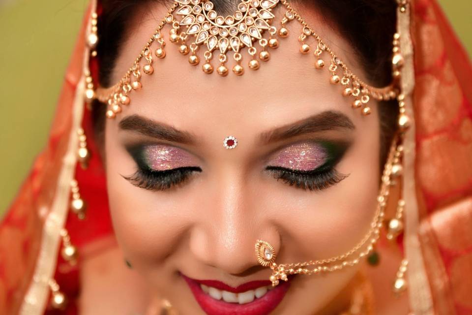 South Indian Bridal look