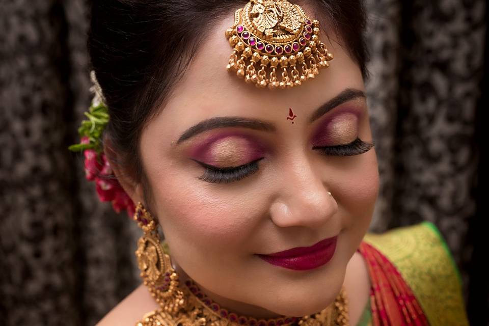 South Indian Bridal look