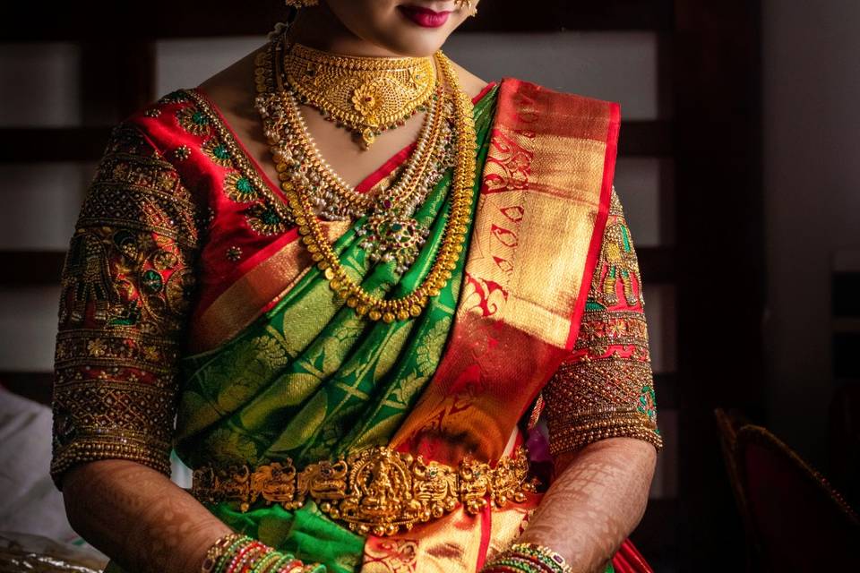 South Indian Bridal look