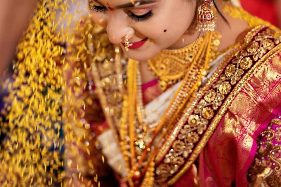 South Indian Bridal look