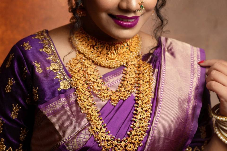 South Indian Bridal look