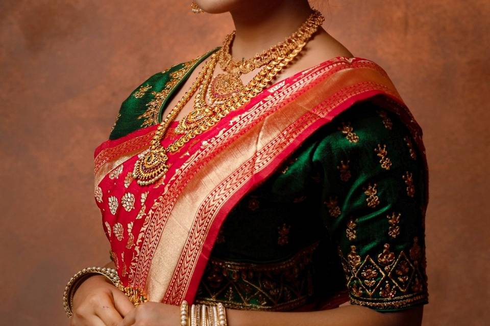 South Indian Bridal look