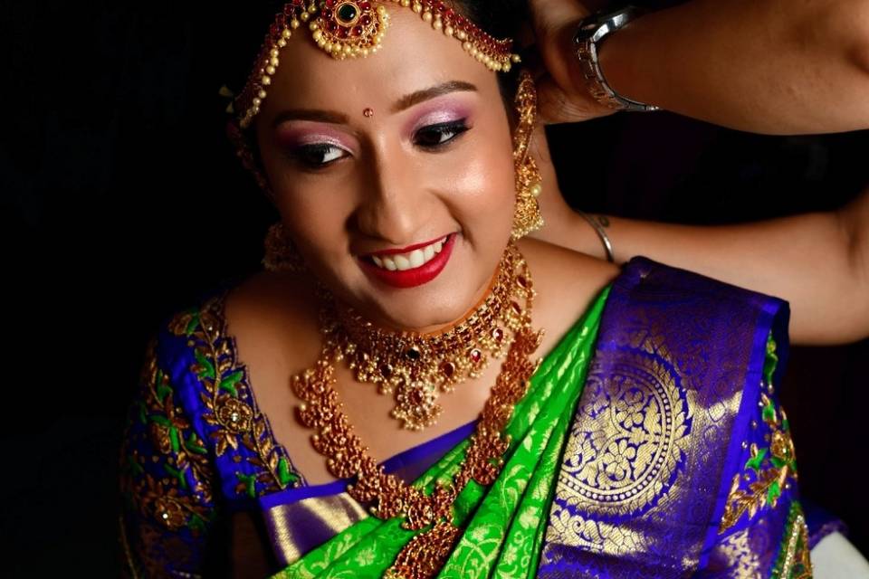 South Indian Bridal look