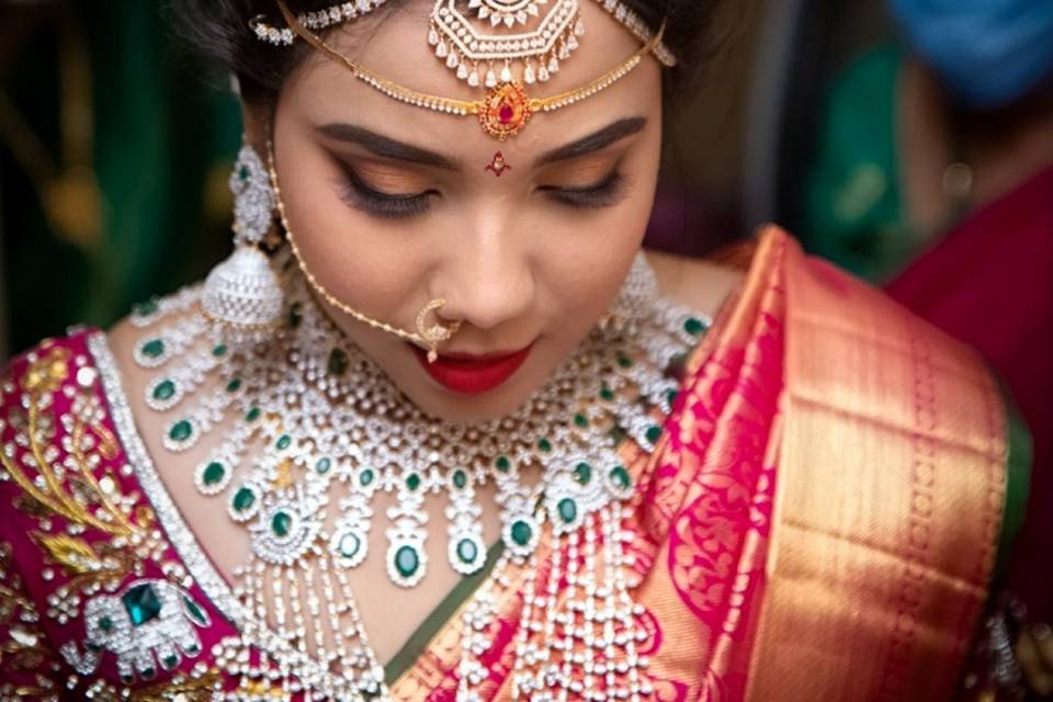 South Indian Bridal look