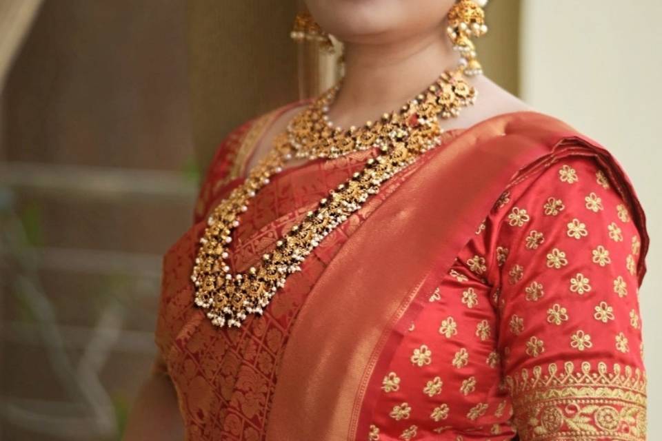 South Indian Bridal look