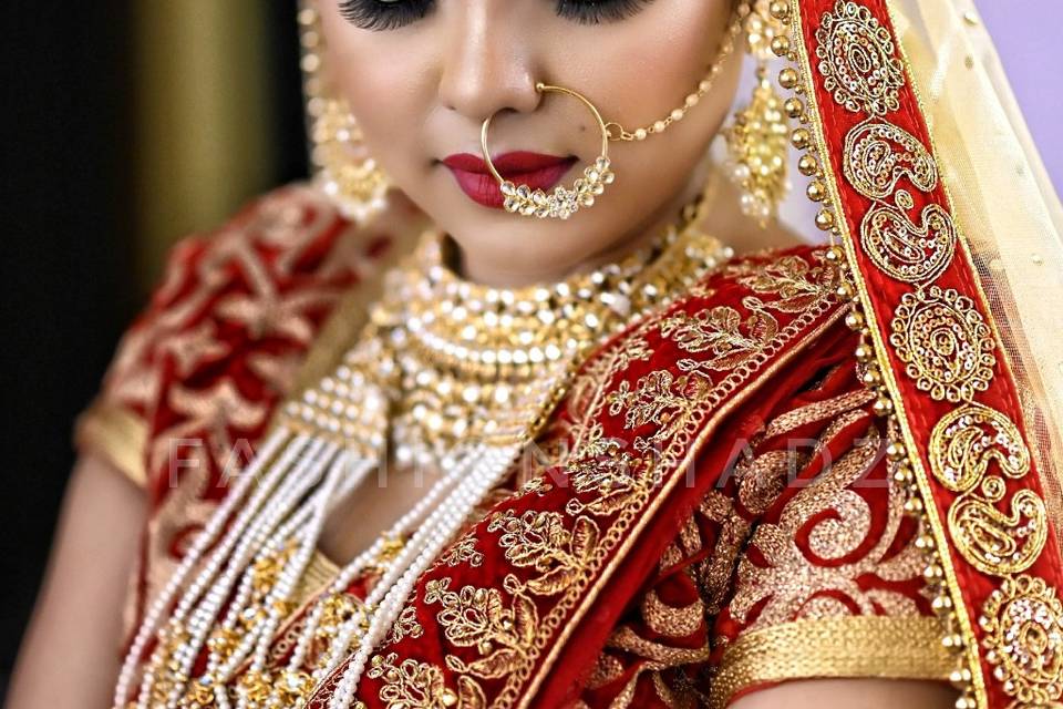 South Indian Bridal look