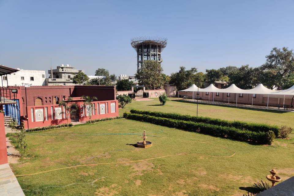 Lawn area