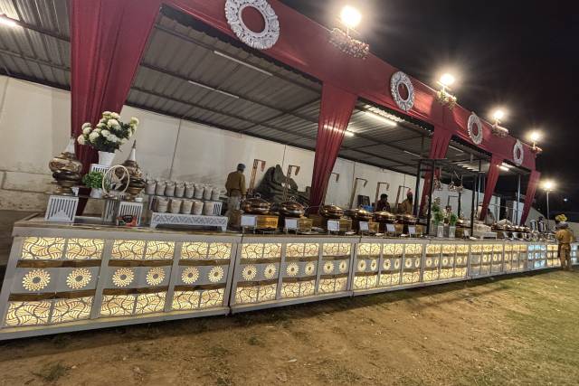 Catering setup