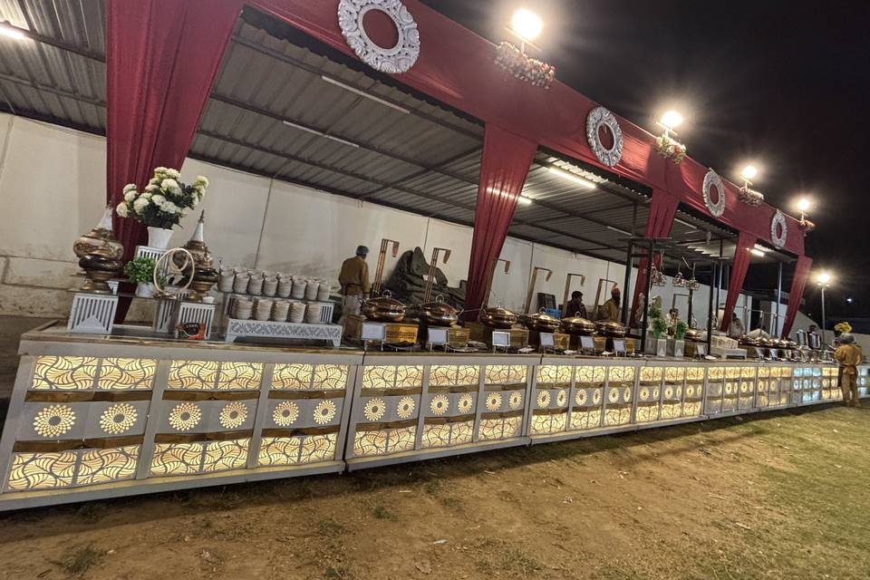 Catering setup